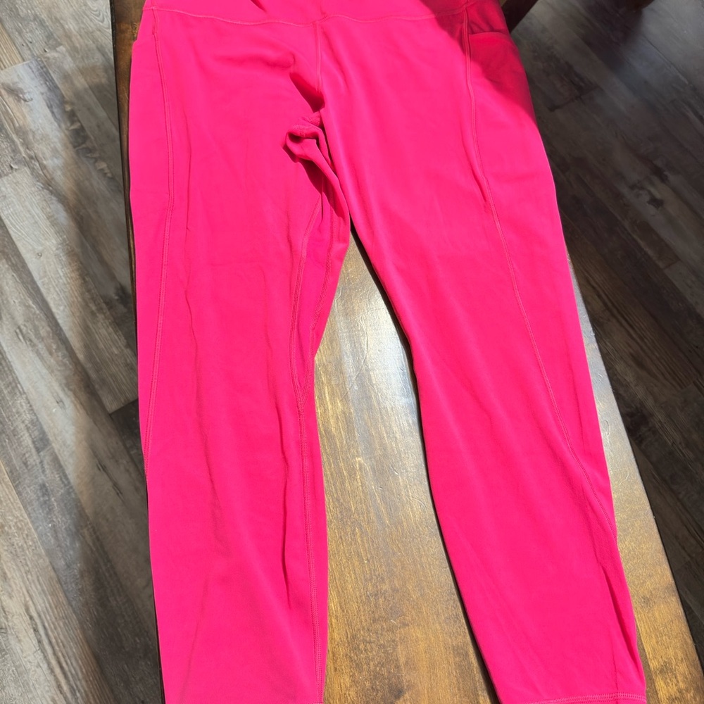 lululemon athletica Bright Pink Leggings